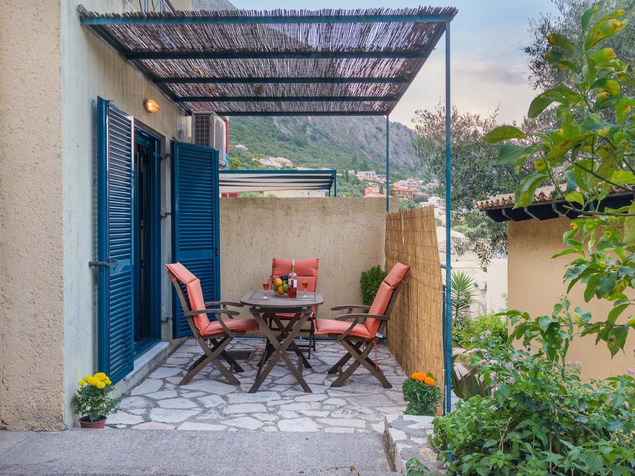 Barbati Beach Bungalow Exterior photo